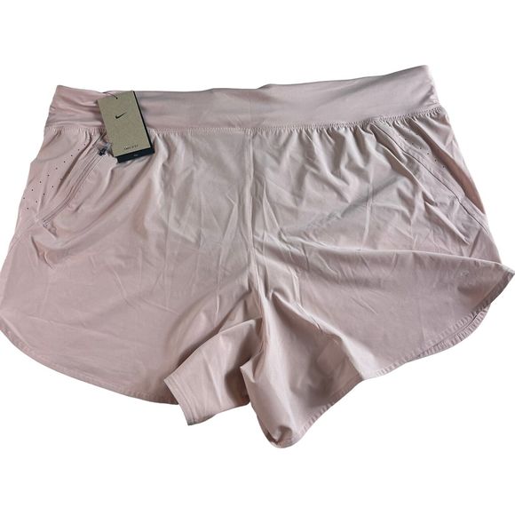 Nike Dri-Fit Pink Eclipse Running Shorts (Plus‎ Size) Women's Size 2X DM3472 601 - Picture 1 of 13